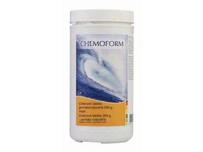 Chlórové tablety pomalurozpustné 200 g - maxi - 1 kg