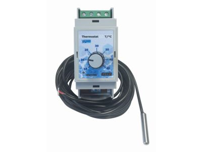 Elektronický termostat na DIN lištu (do rozvaděče)