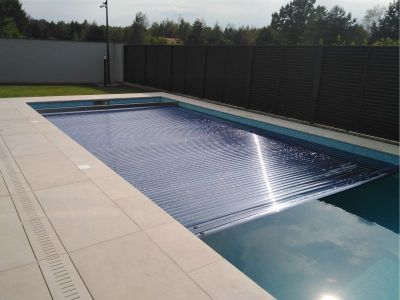 Automatické lamelové zakrytí (pod dlažbu nebo do šachty)