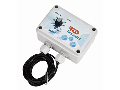 Elektronický termostat samostatně v krabičce IP 55